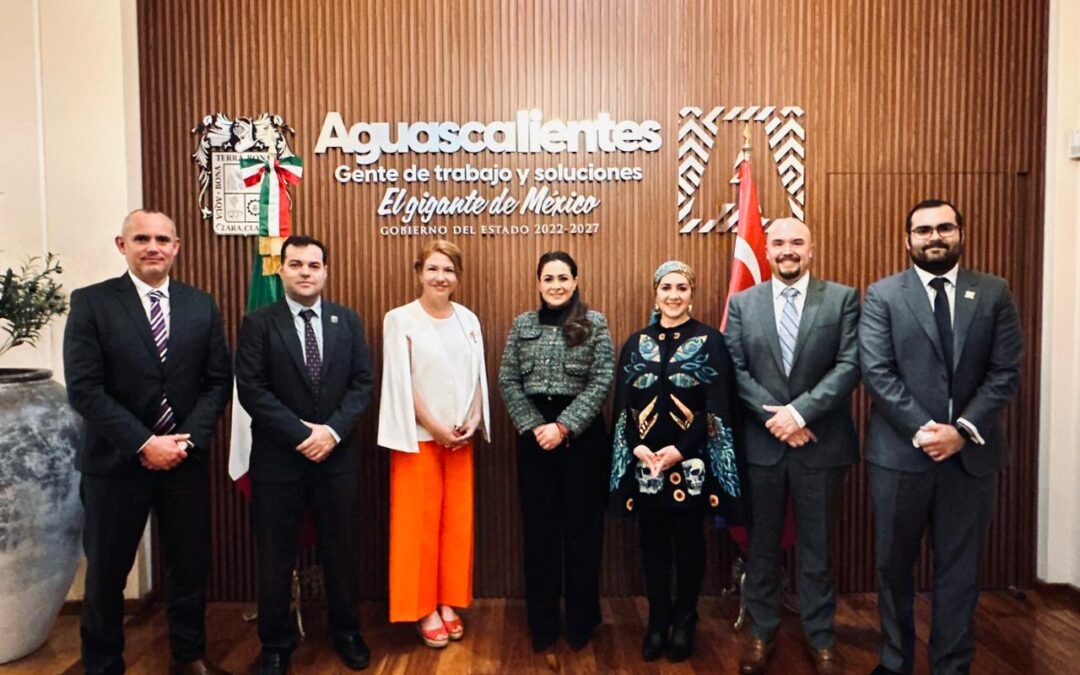 La líder empresaria AHU BÜYÜKKUŞOĞLU SERTER se reunió con la Gobernadora TERESA JIMÉNEZ ESQUIVEL en Aguascalientes.